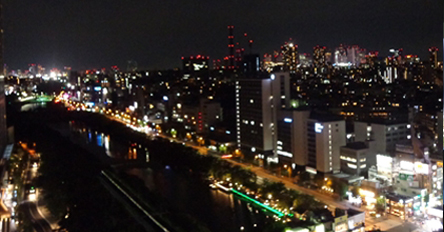 タワーマンションから見る夜景