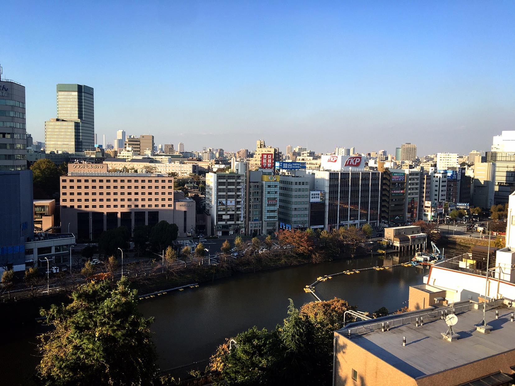 マンション屋上からの景色